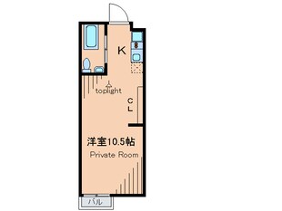 クレセンティア神戸・北野の物件間取画像